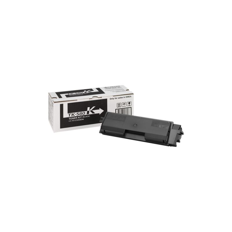 Kyocera Mita TK-580 - Toner original 1T02KT0NL0, TK580K - Black