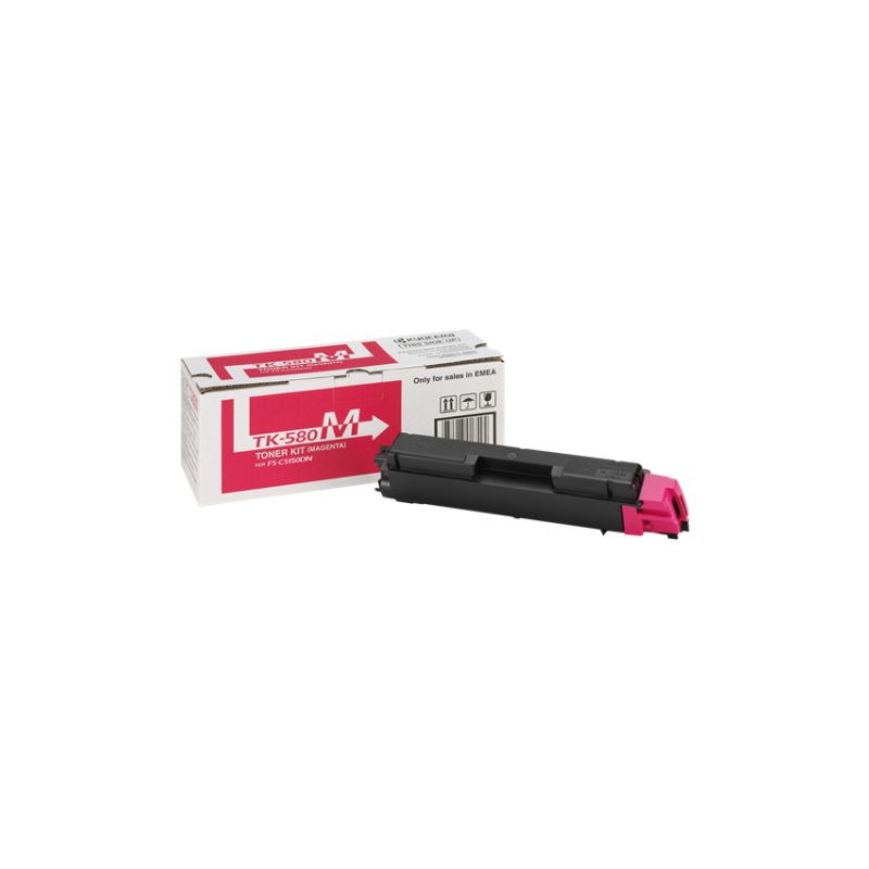 Kyocera Mita TK-580 - Original Toner 1T02KTBNL0, TK580M - Magenta