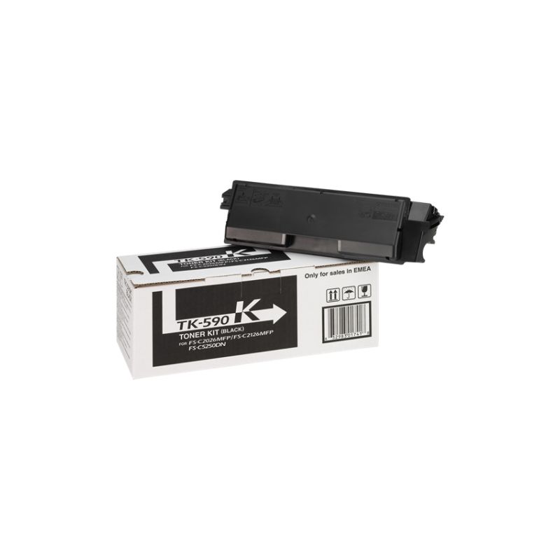 Kyocera Mita TK-590 - Original Toner 1T02KV0NL0, TK590K - Black