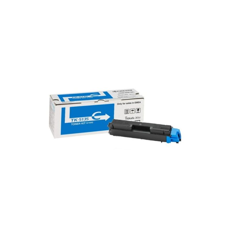 Kyocera Mita 5135 - Originaltoner TK5135C - Cyan