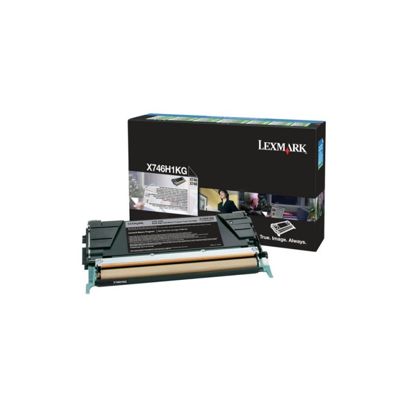 Lexmark X746B - Originaltoner RETURN X746H1KG - Black