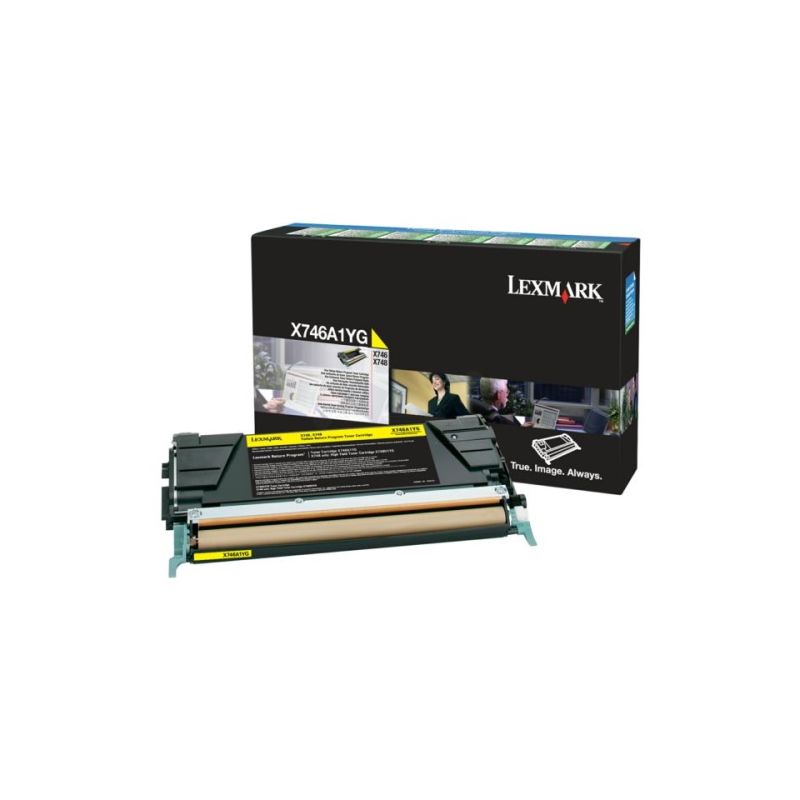 Lexmark X746Y - Originaltoner RETURN X746A1YG 59310237, 0X746A1YG - Yellow