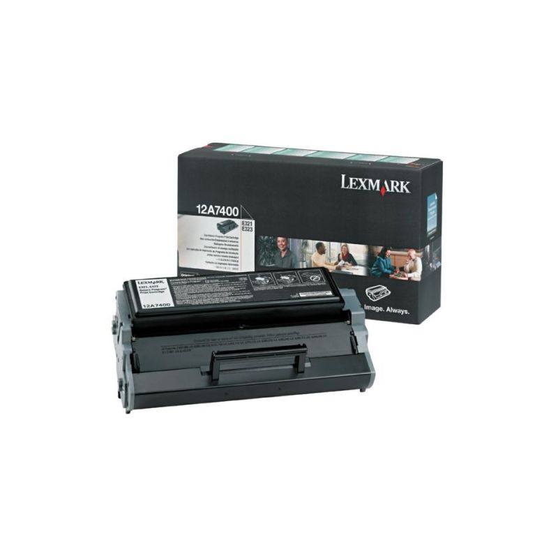 Lexmark 12A7400 - 12A7400, E321 original toners - Black