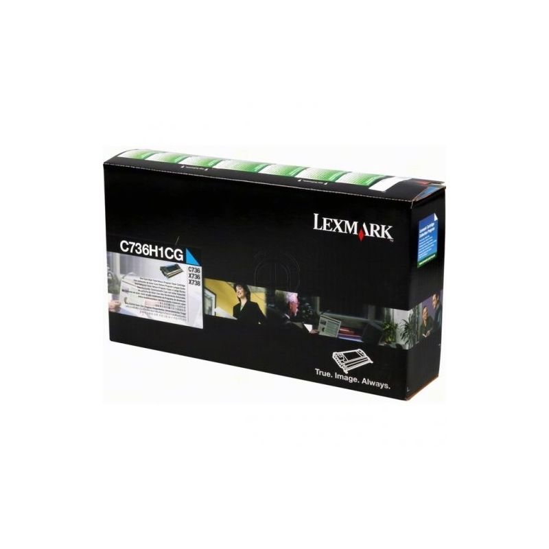 Lexmark 0C736H1CG - RETURN 0C736H1CG 0C544X1CG original toner - Cyan