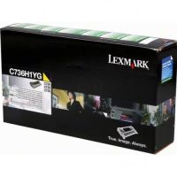 Lexmark 0C736H1YG - Originaltoner RETURN 0C736H1YG - Yellow