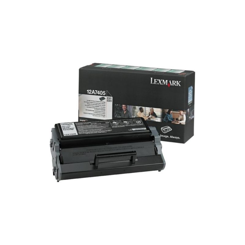 Lexmark 12A7405 - 12A7405, E321 original toners - Black