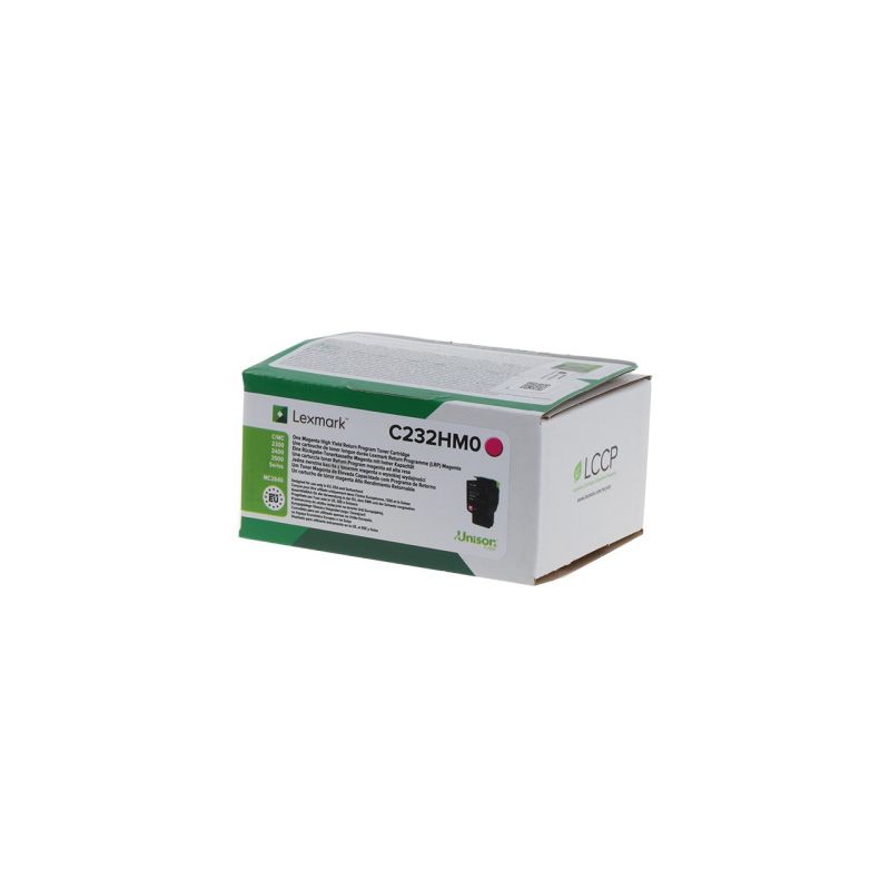 Lexmark 232H - Original Toner C232HM0 - Magenta