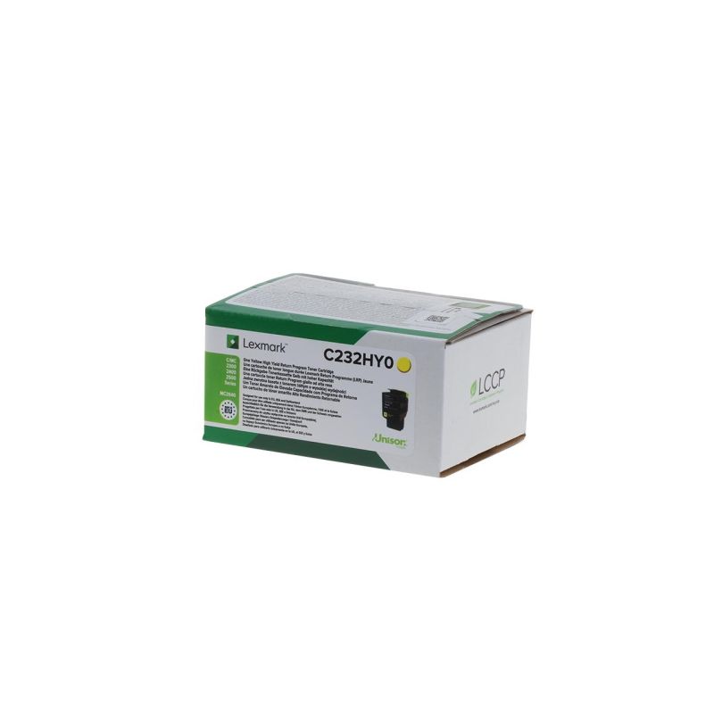 Lexmark 232H - Original Toner C232HY0 - Yellow