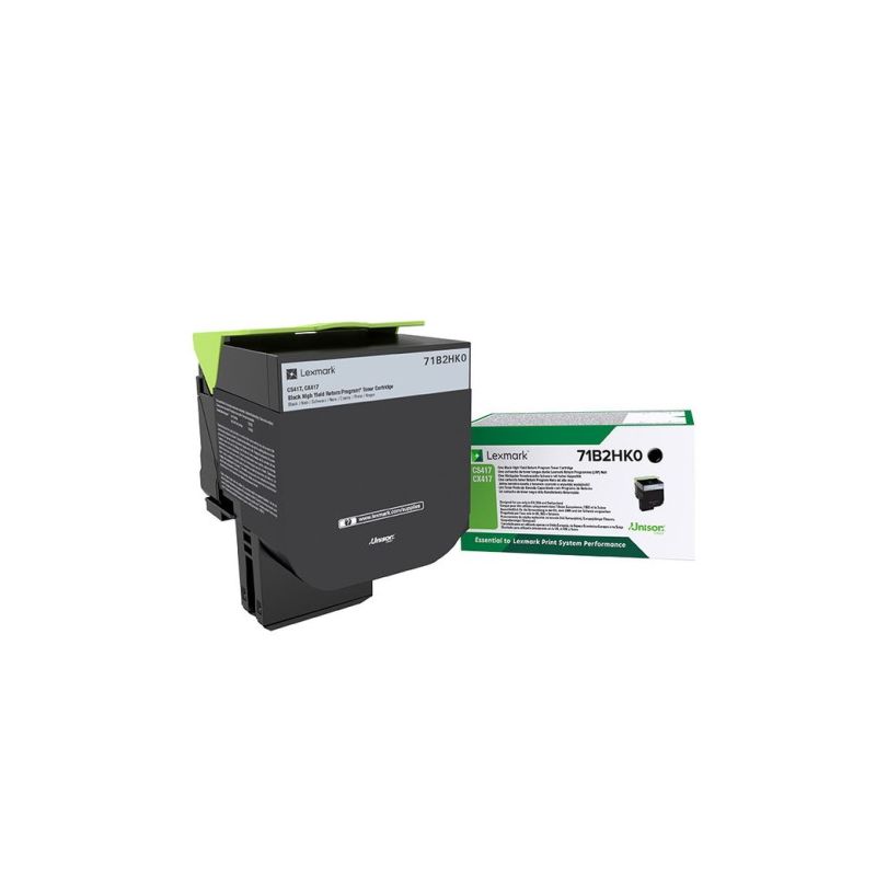 Lexmark 712H - Original Toner 71B2HK0 - Black