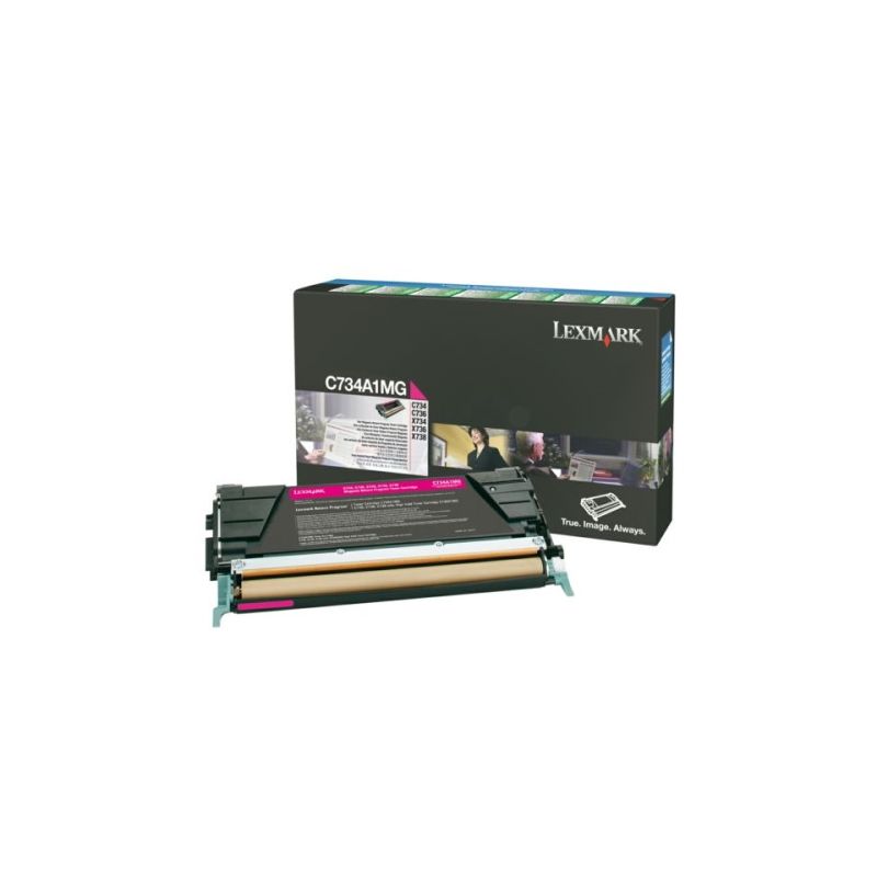 Lexmark 734 - Original Toner C734A1MG - Magenta