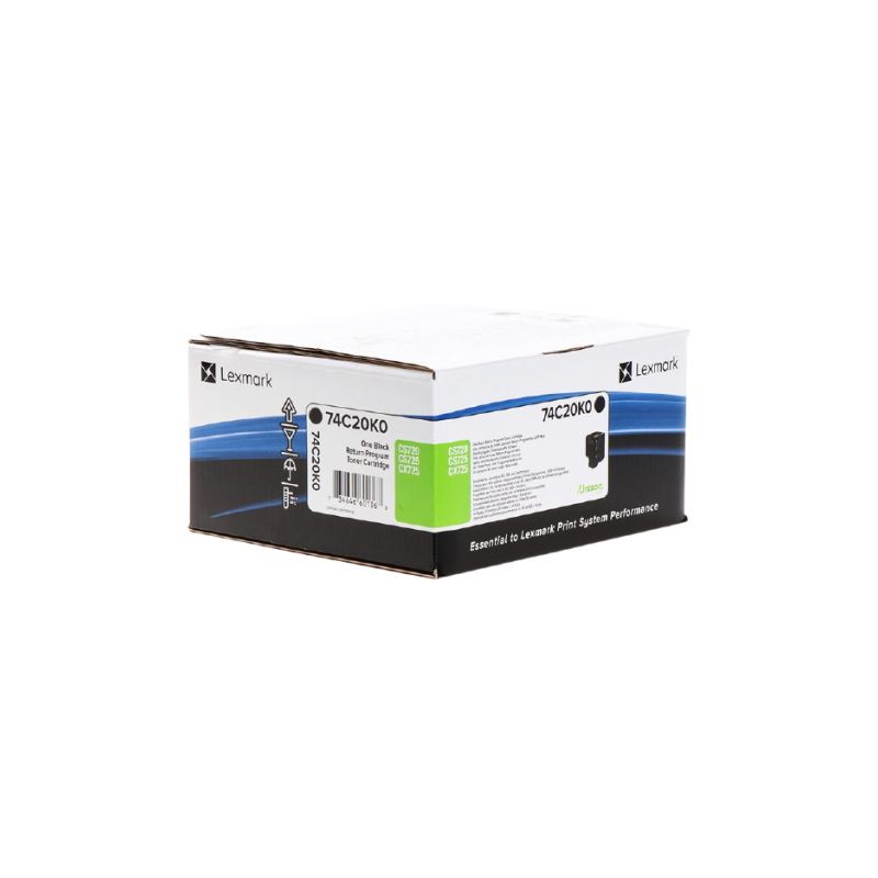 Lexmark 742 - Original Toner 74C20K0 - Black