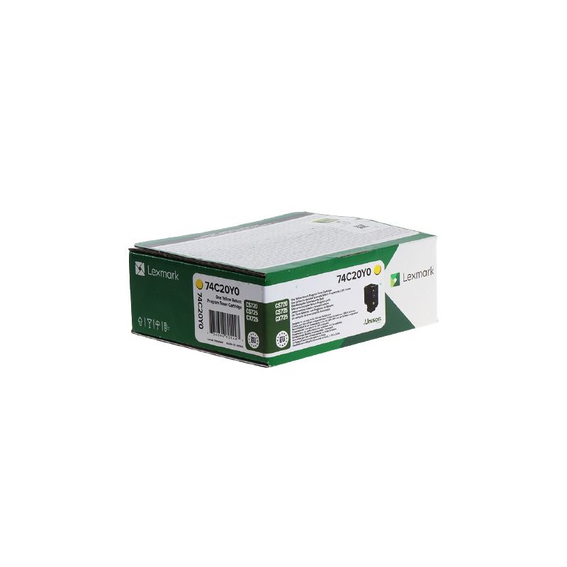 Lexmark 742 - Toner originale 74C20Y0 - Giallo