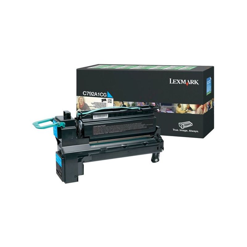 Lexmark 792 - Original Toner C792A1CG - Cyan