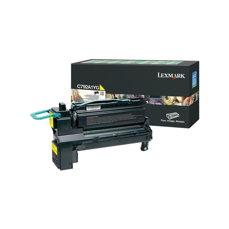 Lexmark 792 - Original Toner C792A1YG - Yellow