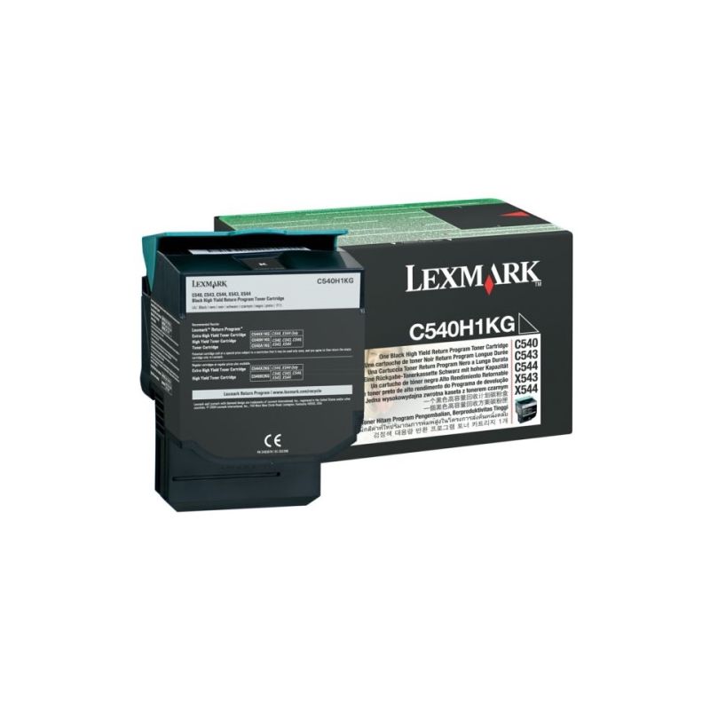 Lexmark 540H - Tóner original 0C540H1KG - Negro