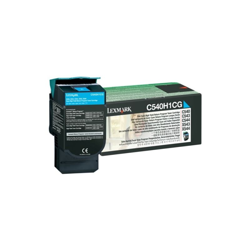 Lexmark 540H - Originaltoner 0C540H1CG - Cyan