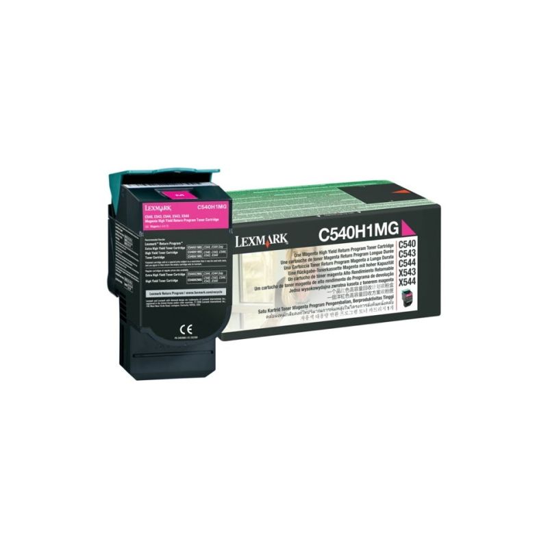 Lexmark 540H - Original Toner 0C540H1MG - Magenta