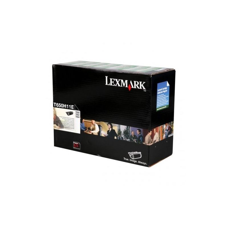 Lexmark 0T650H11E - Tóner original 0T650H11E, T650 - Negro