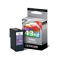 Lexmark 43 - Cartucho de inyección de tinta original 18YX143 - Tricolor