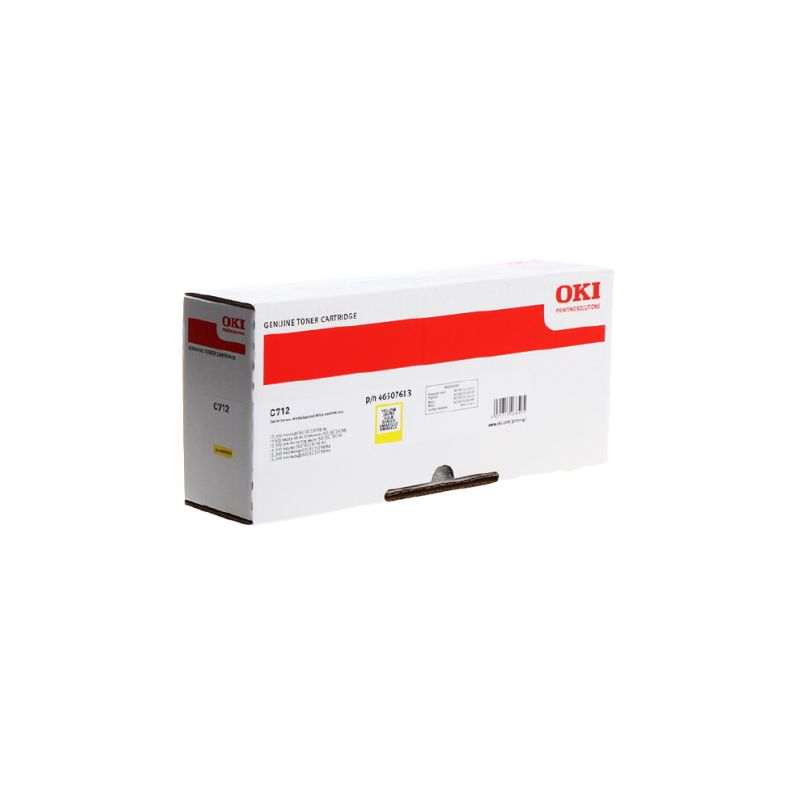 OKI 712 - Oki 46507613 original toner - Yellow