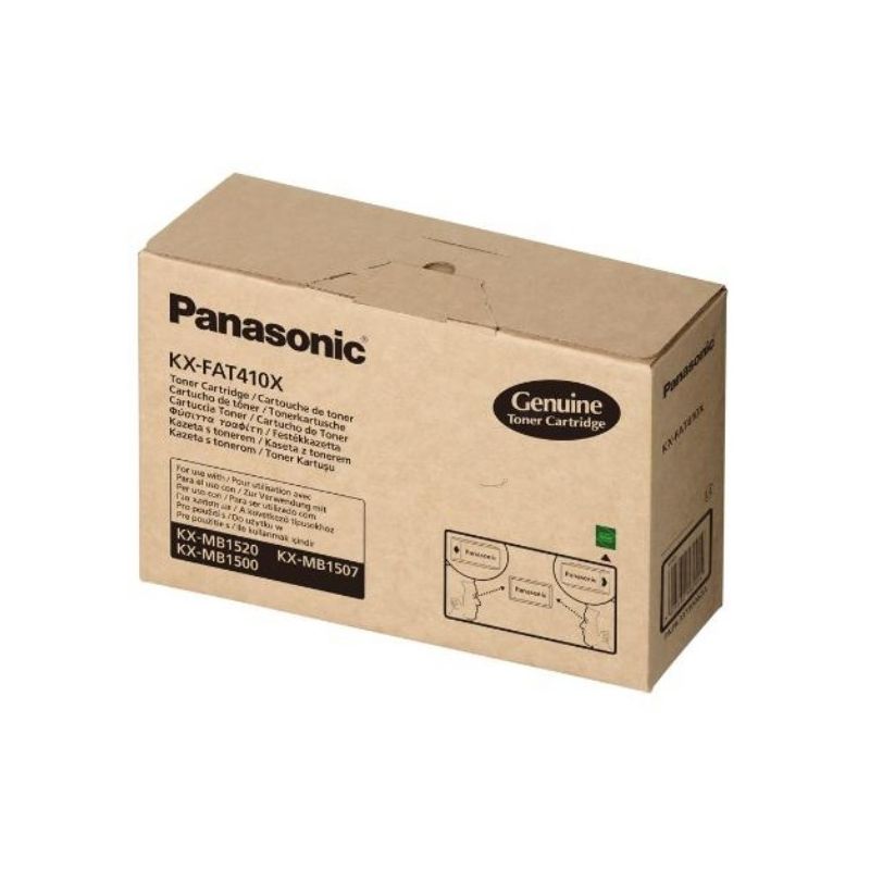 Panasonic 410X - Tóner original Panasonic KXFAT410X - Negro
