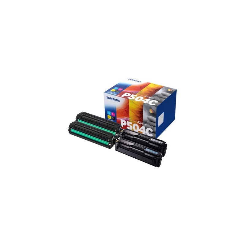 Samsung P504C - Pack x 4 CLTK659SELS, SU400A original toner - Black Cyan Magenta Yellow