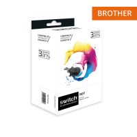 Brother 900 - SWITCH Confezione di 5 getto d’inchiostro, compatibile con LC900 - Nero Ciano Magenta Giallo