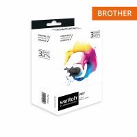 Brother 900 - SWITCH Pack x 5 LC900 compatible ink jets - Black Cyan Magenta Yellow