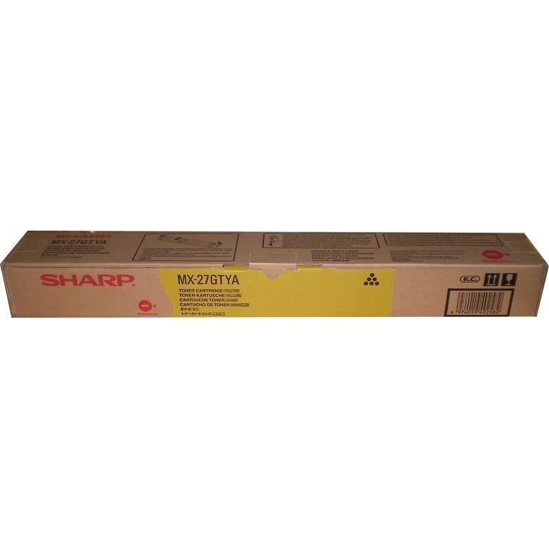 Sharp 27 - Originaltoner MX27GTYA - Yellow