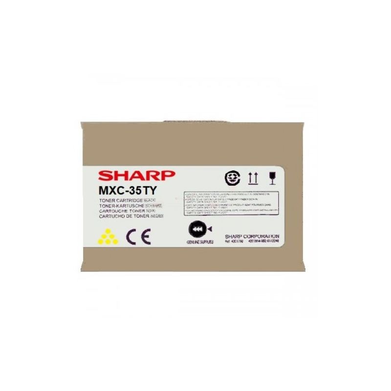 Sharp 35 - Originaltoner MXC35TY - Yellow