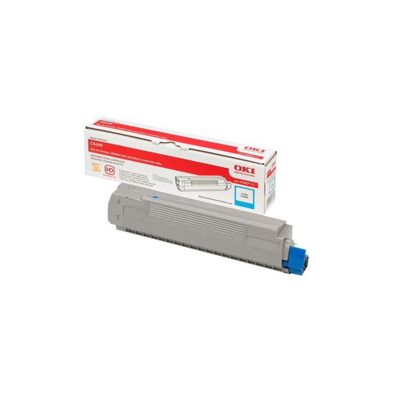 OKI OT8600C - Oki 43487711 original toner - Cyan