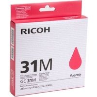 Ricoh GC-31 - Cartucho de inyección de tinta original 405690, GC31M - Magenta