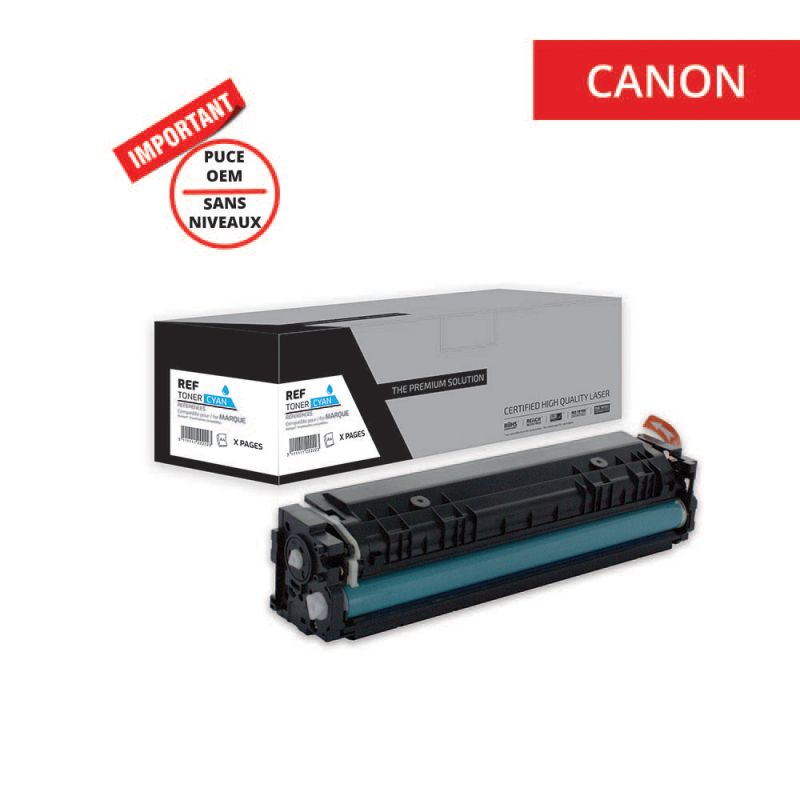 Canon 067H - toner puce OEM équivalent à 5105C002 - Cyan