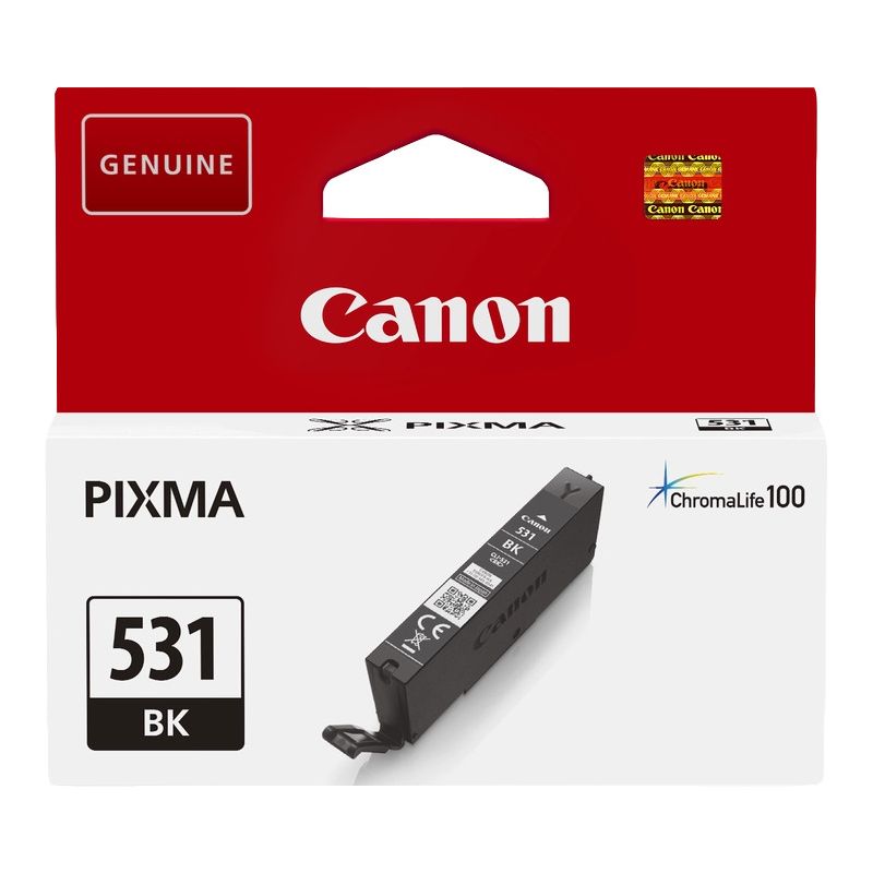 Canon 531 - cartouche inkjet original CLI-531BK, 6118C001 - Photo Black