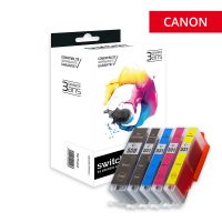 Canon 530/531 - SWITCH Pack x 5 inkjet compatible PGI-530, CLI-531 - BPBCMY