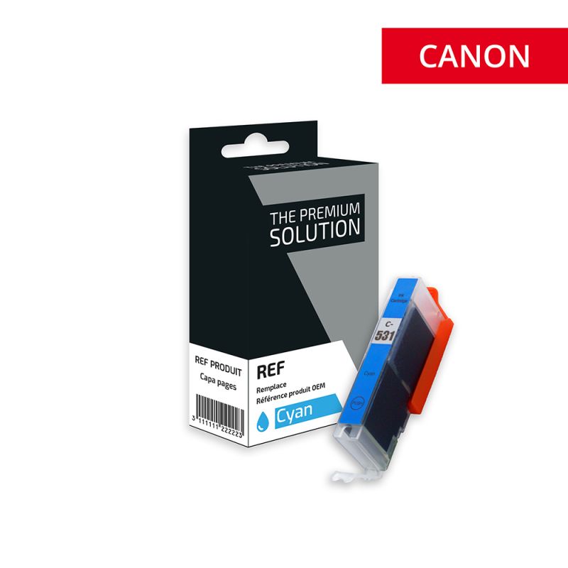 Canon 531 - cartouche inkjet compatible CLI-531C, 6119C001 - Cyan