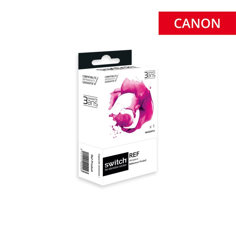 Canon 2400XL - SWITCH cartuccia a getto d’inchiostro compatibile con 9275B001 - Magenta