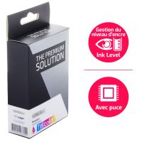 Hp 301XL - Pack x 10 CH563EE, CH564EE compatible 'Ink Level' ink jets - Black + Tricolor