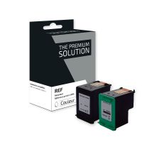 Hp 337/343 - Pack x 2 C9364EE, C8766EE compatible ink jets - Black + Tricolor