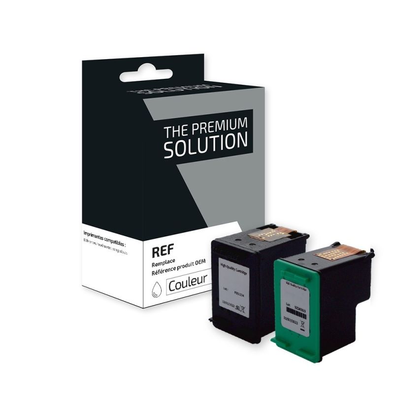 Hp 338/342 - Pack x 2 jet d'encre équivalent à C8765EE, C9361EE - Black + Tricolor