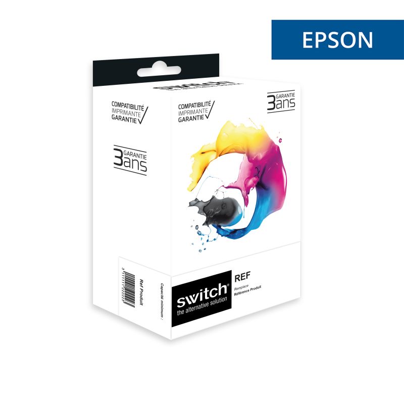 Epson 202XL - SWITCH Pack x 5 jet d'encre équivalent à C13T02G74010 - BPBCMY