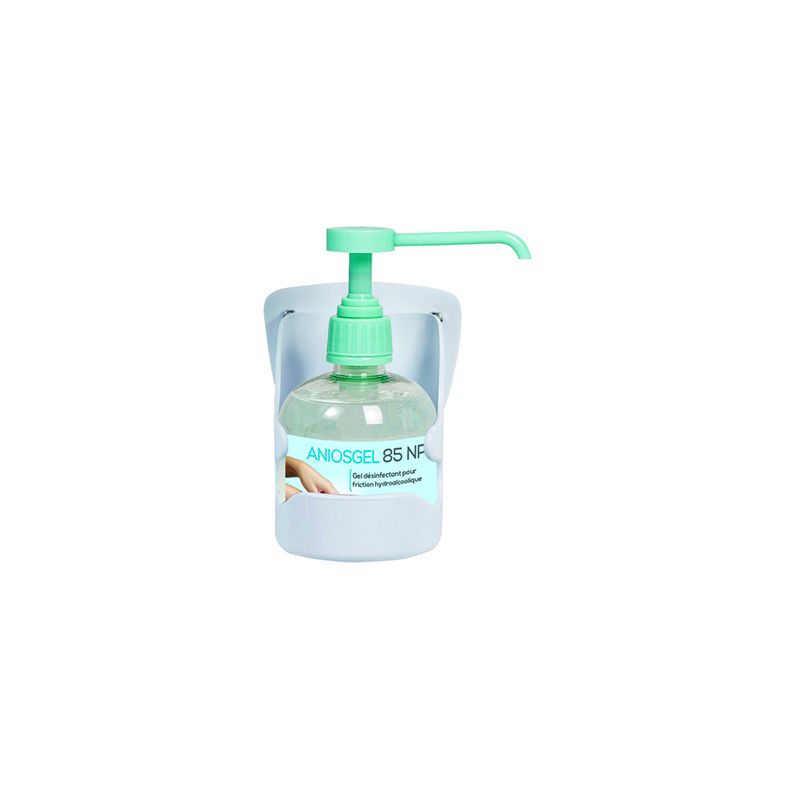 Soporte dispensador de pared para botella dosificadora de 300ml