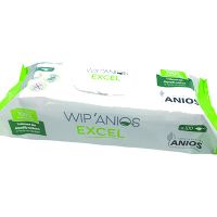 WIP'ANIOS Excel Toallita limpiadora y desinfectante sin alcohol - Bolsa de 100