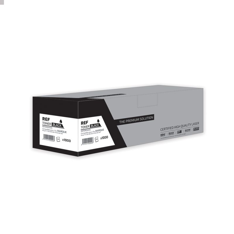 Lexmark 742H - Tóner equivalente a 74C2HK0 - Black