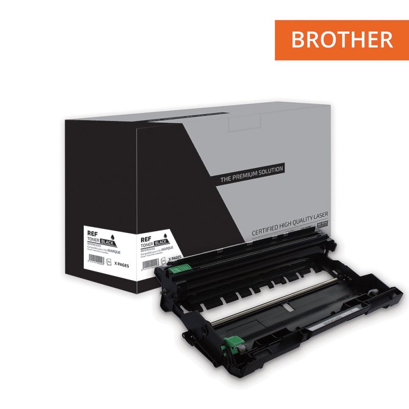 Brother DR-2510 - Tamburo compatibile con DR-2510 - Nero