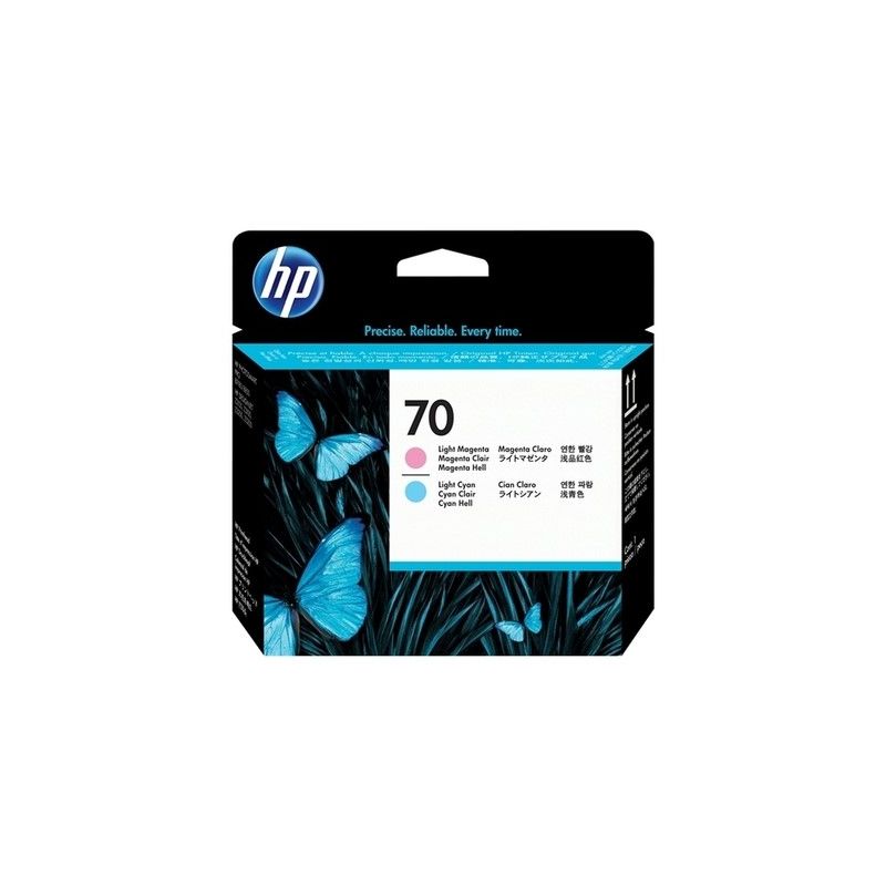 Hp 70 - Hp C9405A original printhead - Light Cyan & Light Magenta