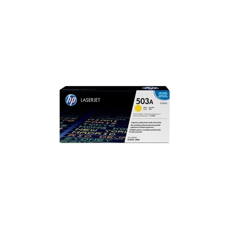 Hp 503A - Toner original Q7582A - Yellow