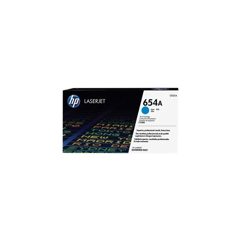 Hp 654A - CF331A, 654A Original Toner - Cyan