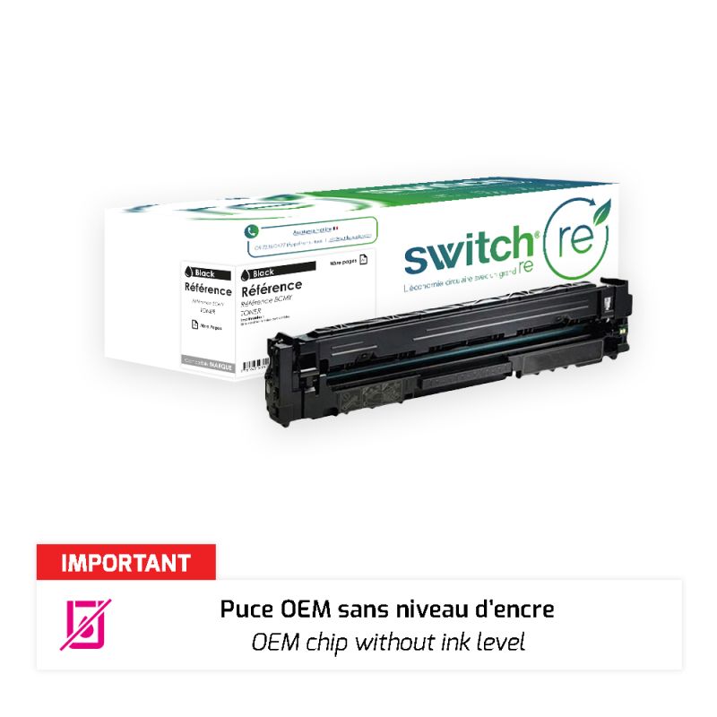 Hp 216A - SWITCH RE Toner chip OEM entspricht W2410A, 216A - Black
