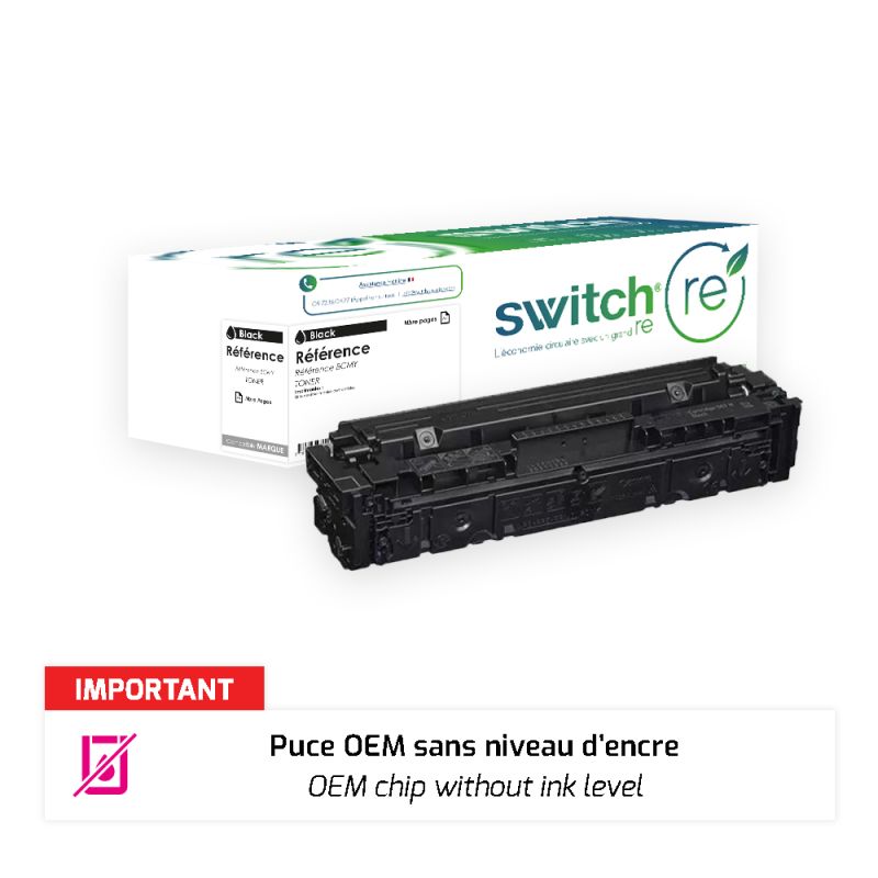 Canon 067H - SWITCH RE Tonerchip OEM-equivalent zu 5106C002 - Schwarz